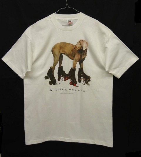 画像: 90'S WILLIAM WEGMAN "ROLLER ROVER" FOTOFOLIO製 Tシャツ USA製 (VINTAGE) 「T-Shirt」 入荷しました。