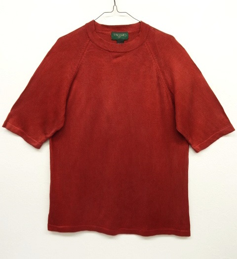 画像: TOM JAMES シルク100% ニット Tシャツ ボルドー (USED) 「T-Shirt」 入荷しました。