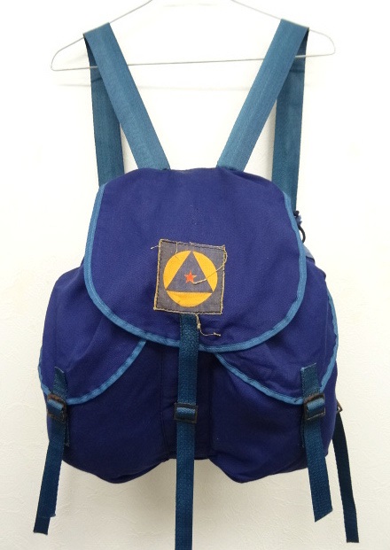 画像: セルビア軍 コットン バックパック BLUE (VINTAGE) 「Bag」 入荷しました。