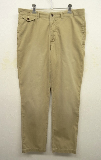 画像: RALPH LAUREN シンチバック ノープリーツ チノパンツ BEIGE (USED) 「Bottoms」 入荷しました。