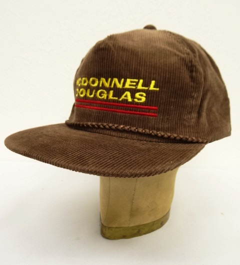 画像: 80'S MCDONNELL DOUGLAS コーデュロイキャップ BROWN (DEADSTOCK) 「Cap」 入荷しました。