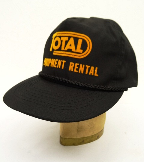 画像: 80'S TOTAL EQUIPMENT RENTAL コットンキャップ BLACK (DEADSTOCK) 「Cap」 入荷しました。