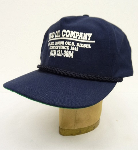 画像: 80'S WOOD OIL COMPANY コットンキャップ NAVY (DEADSTOCK) 「Cap」 入荷しました。