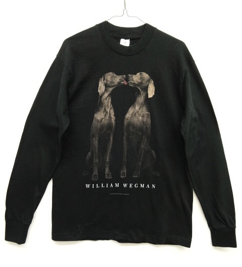 画像: 90'S WILLIAM WEGMAN FOTOFOLIO製 長袖Tシャツ USA製 (VINTAGE) 「T-Shirt」 入荷しました。