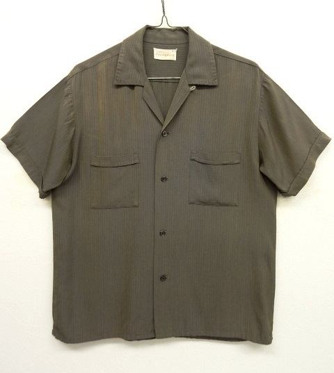 画像: 60'S CALIFORNIA レーヨン オープンカラーシャツ USA製 (VINTAGE) 「S/S Shirt」 入荷しました。