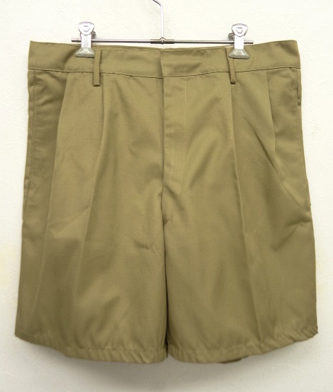 画像: イタリア軍 A.M.I. プリーツ入り チノショーツ BEIGE (DEADSTOCK) 「Shorts」 入荷しました。