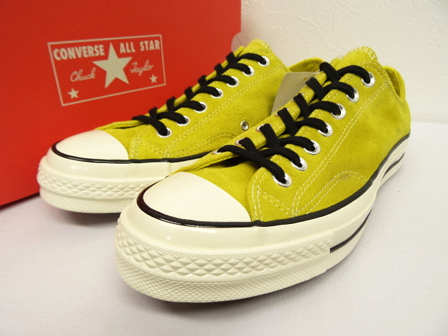 画像: Converse First String チャックテイラー CT70 三ツ星ヒールパッチ スウェード YELLOW (NEW) 「Shoes」 入荷しました。