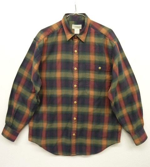 画像: 80'S BANABA REPUBLIC オンブレチェック 長袖シャツ (VINTAGE) 「L/S Shirt」 入荷しました。