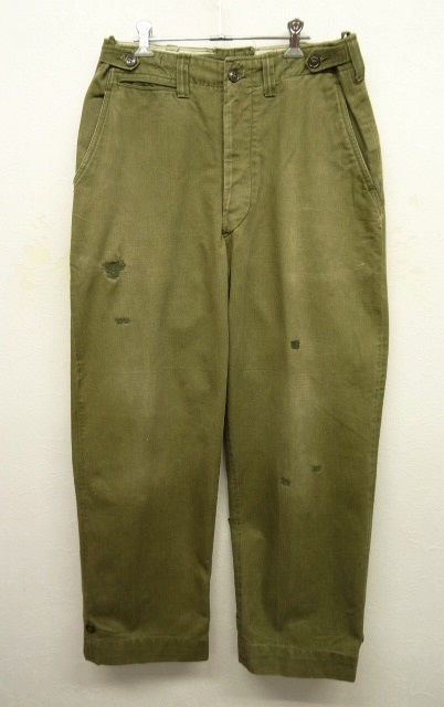 画像: 40'S アメリカ軍 US ARMY M-43 フィールドパンツ W34L30 (VINTAGE) 「Bottoms」 入荷しました。