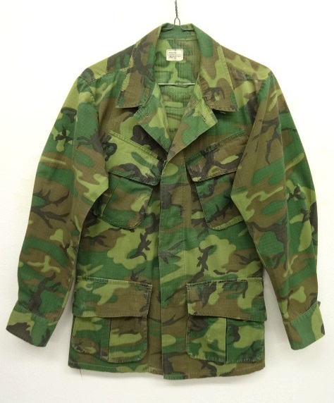 画像: 60'S アメリカ軍 US ARMY "JUNGLE FATIGUE 4th" リップストップ ジャケット ERDL CAMO (VINTAGE) 「Jacket」 入荷しました。