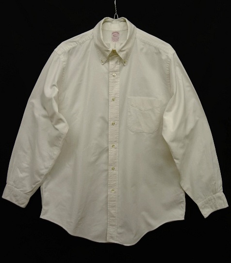 画像: 90'S BROOKS BROTHERS オックスフォード 長袖 BDシャツ ホワイト USA製 (VINTAGE) 「L/S Shirt」 入荷しました。