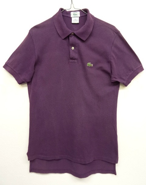 画像: 80'S IZOD LACOSTE ポロシャツ パープル USA製 (VINTAGE) 「S/S Polo」 入荷しました。