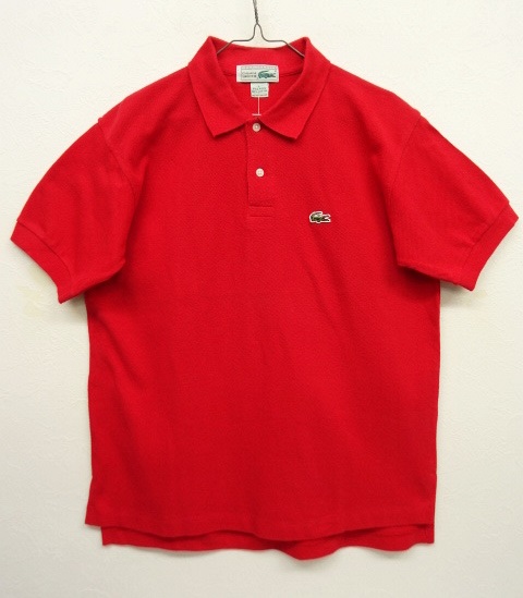 画像: 90'S IZOD LACOSTE ポロシャツ レッド USA製 (DEADSTOCK) 「S/S Polo」 入荷しました。