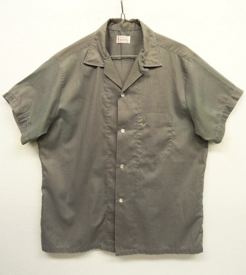 画像: 60'S PENNEY'S TOWNCRAFT 半袖 オープンカラーシャツ グレー (VINTAGE) 「S/S Shirt」 入荷しました。