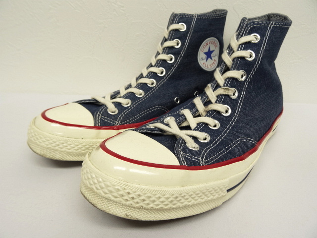 画像: Converse First String チャックテイラー CT70 三ツ星ヒールパッチ デニム INDIGO (USED) 「Shoes」 入荷しました。