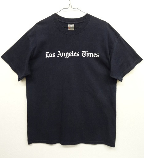 画像: LOS ANGELES TIMES オフィシャル Tシャツ NAVY (USED) 「T-Shirt」 入荷しました。