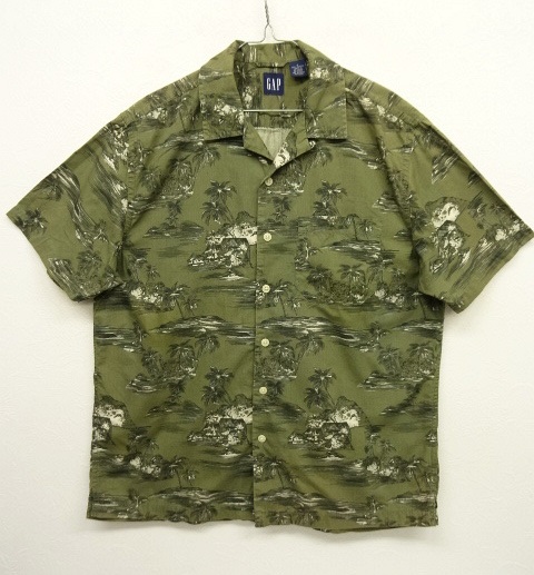 画像: 90'S GAP オールドタグ オープンカラー アロハシャツ (VINTAGE) 「S/S Shirt」 入荷しました。