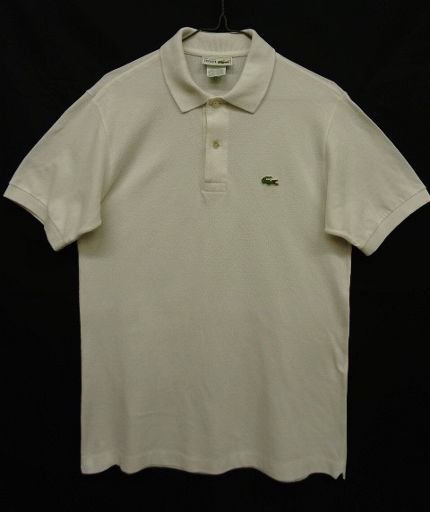 画像: 80'S CHEMISE LACOSTE L1212 ポロシャツ ホワイト フランス製 (VINTAGE) 「S/S Polo」 入荷しました。