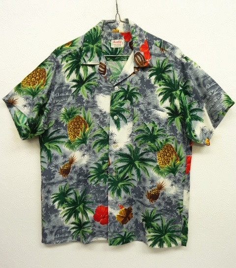 画像: 60'S SOUTH PACIFIC レーヨン アロハシャツ HAND SCREEN 日本製 (VINTAGE) 「S/S Shirt」 入荷しました。