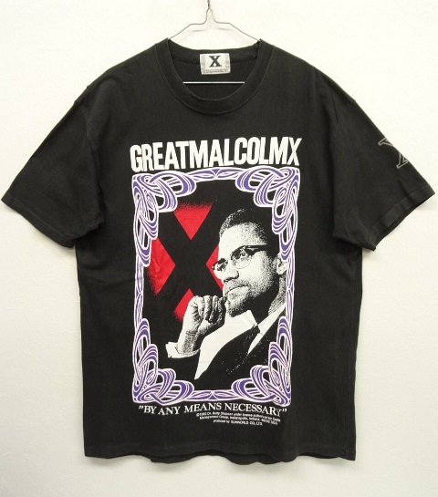 画像: 90'S MALCOLM X "BY ALL MEANS NECESSARY" Tシャツ USA製 (VINTAGE) 「T-Shirt」 入荷しました。