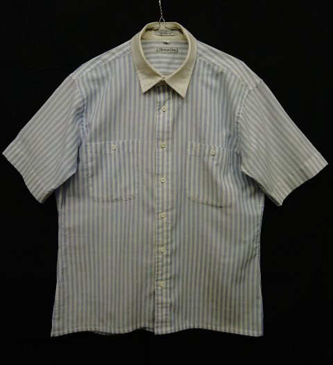 画像: CHRISTIAN DIOR 半袖 クレリックシャツ ストライプ柄 (VINTAGE) 「S/S Shirt」 入荷しました。