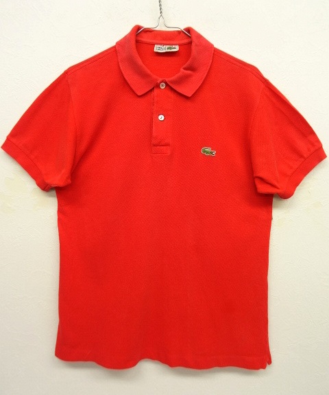 画像: 70'S CHEMISE LACOSTE L1212 ポロシャツ レッド フランス製 (VINTAGE) 「S/S Polo」 入荷しました。