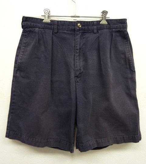 画像: 90'S RALPH LAUREN ツープリーツ チノショーツ NAVY (VINTAGE) 「Shorts」 入荷しました。