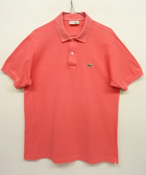 画像: 80'S CHEMISE LACOSTE L1212 ポロシャツ ピンク フランス製 (VINTAGE) 「S/S Polo」 入荷しました。