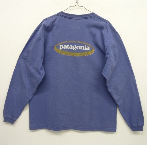 画像: 90'S PATAGONIA 黒タグ バックプリント ロゴ 長袖Tシャツ USA製 (VINTAGE) 「T-Shirt」 入荷しました。