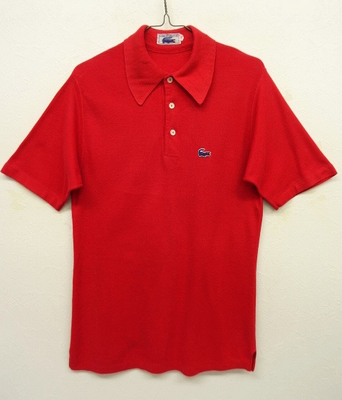 画像: 70'S CHEMISE LACOSTE 青ワニ ポロシャツ レッド (VINTAGE) 「S/S Polo」 入荷しました。