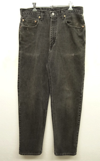 画像: 90'S LEVIS 550 テーパード デニム BLACK USA製 W34L32 (VINTAGE) 「Bottoms」 入荷しました。