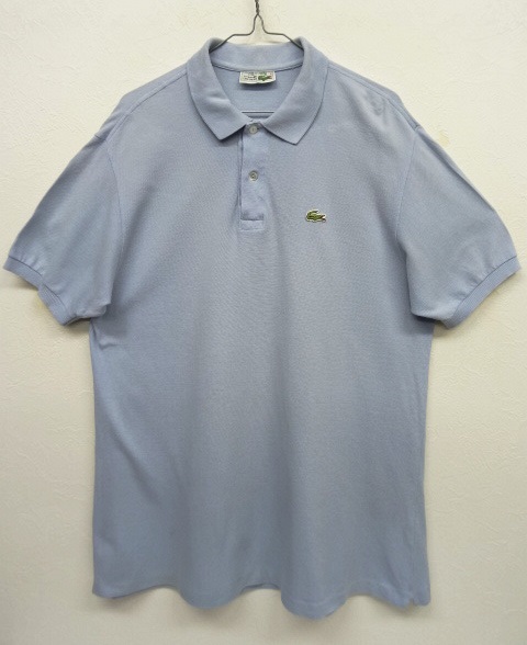 画像: 70'S CHEMISE LACOSTE L1212 ポロシャツ サックスブルー フランス製 (VINTAGE) 「S/S Polo」 入荷しました。