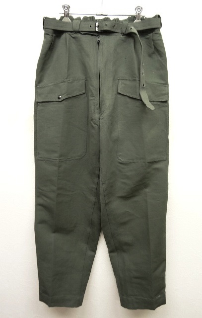 画像: イタリア軍 エアフォース ベルト付き フィールドパンツ (DEADSTOCK) 「Bottoms」 入荷しました。