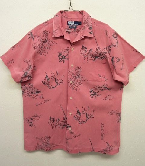 画像: 90'S RALPH LAUREN コットン オープンカラー アロハシャツ (VINTAGE) 「S/S Shirt」 入荷しました。