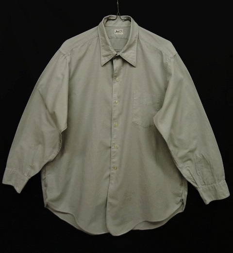 画像: 50'S JAYSON マチ付き 長袖 ドレスシャツ ライトグレー USA製 (VINTAGE) 「L/S Shirt」 入荷しました。