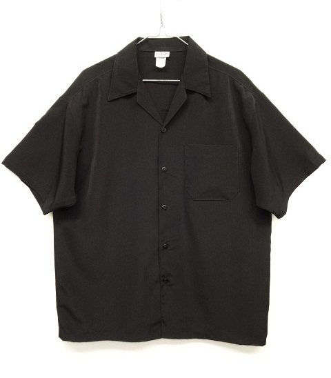 画像: CALTOP オープンカラー 半袖シャツ ブラック USA製 (NEW) 「S/S Shirt」 入荷しました。