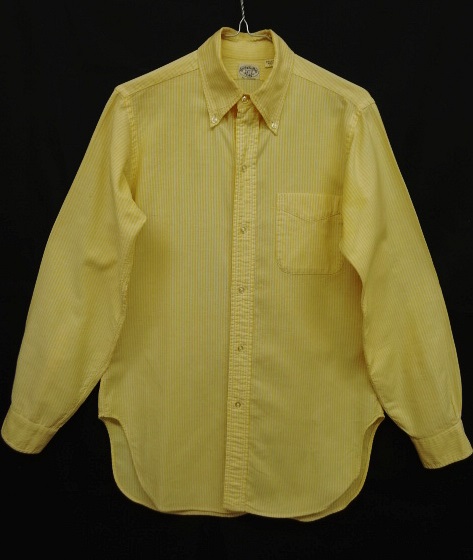 画像: 70'S BROOKS BROTHERS "6ボタン" オックスフォード 長袖 BDシャツ ストライプ USA製 (VINTAGE) 「L/S Shirt」 入荷しました。