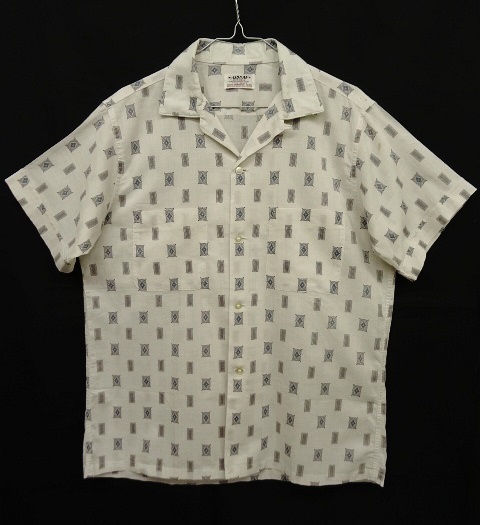 画像: 60'S ARROW 半袖 オープンカラーシャツ 総柄 USA製 (VINTAGE) 「S/S Shirt」 入荷しました。