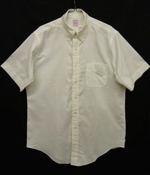 画像: 90'S BROOKS BROTHERS オックスフォード 半袖 BDシャツ ホワイト USA製 (DEADSTOCK) 「S/S Shirt」 入荷しました。