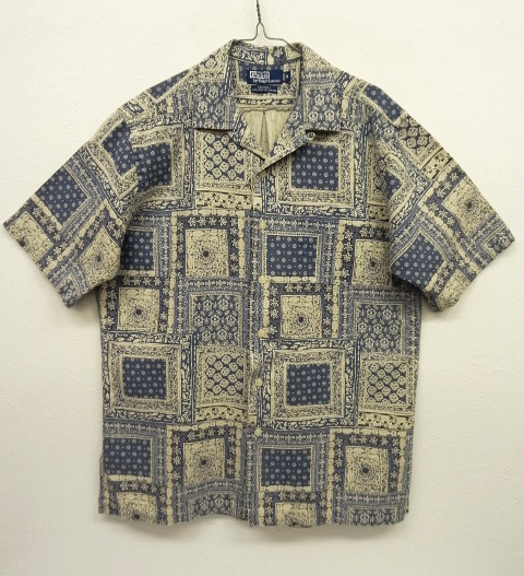 画像: 90'S RALPH LAUREN リネンコットン オープンカラー アロハシャツ (VINTAGE) 「S/S Shirt」 入荷しました。