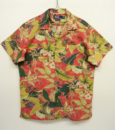 画像: 90'S RALPH LAUREN コットン オープンカラー アロハシャツ (VINTAGE) 「S/S Shirt」 入荷しました。