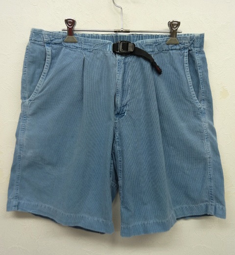 画像: 90'S GRAMICCI プリーツ入り ベルト付き ショーツ サックスブルー USA製 (VINTAGE) 「Shorts」 入荷しました。