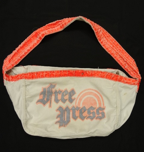 60'S THE DETROIT FREE PRESS ニュースペーパーバッグ (VINTAGE) 「Bag