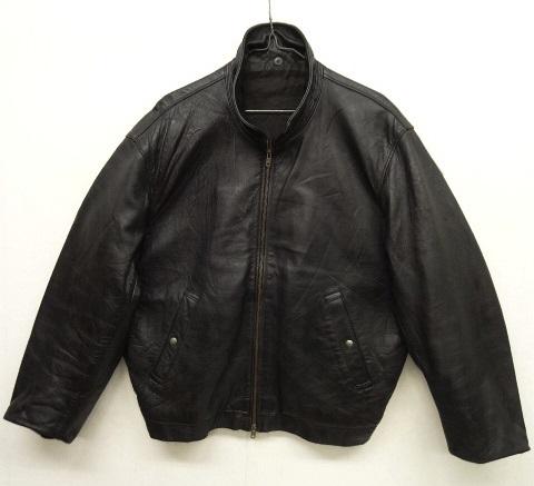 画像: UNKNOWN パイロット レザージャケット BLACK フランス製 (VINTAGE) 「Jacket」 入荷しました。