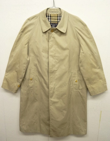 画像: 80'S BURBERRYS "COTTON100%" バルマカーンコート BEIGE イングランド製 (VINTAGE) 「Jacket」 入荷しました。