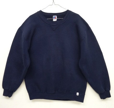 画像: 90'S RUSSELL ATHLETIC 前Vガゼット付き クルーネック スウェットシャツ L USA製 (VINTAGE) 「Sweat Shirt」 入荷しました。