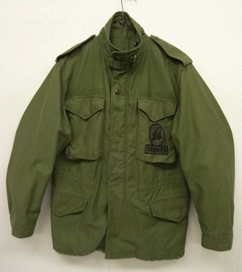 画像: 70'S アメリカ軍 US NAVY "SEABEES" M-65 2ndモデル アルミジップ フィールドジャケット (VINTAGE) 「Jacket」 入荷しました。