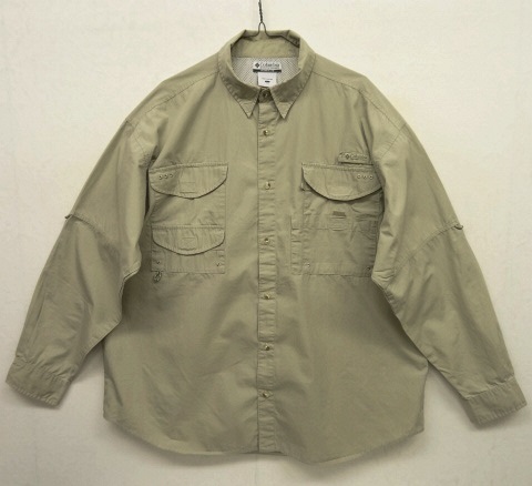 画像: COLUMBIA "PFG(PERFORMANCE FISHING GEAR)" フィッシングシャツ BEIGE (USED) 「L/S Shirt」 入荷しました。