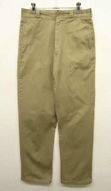 画像: 60'S アメリカ軍 US ARMY コットン100% チノパンツ TALONジップ (VINTAGE) 「Bottoms」 入荷しました。