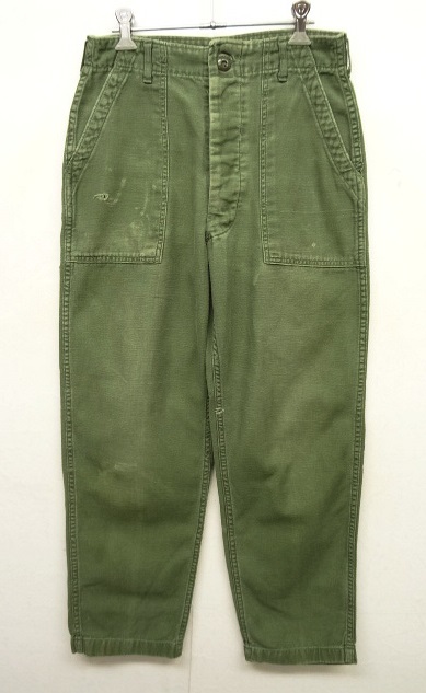 画像: 60'S アメリカ軍 US ARMY "OG107" コットンサテン ベイカーパンツ (VINTAGE) 「Bottoms」 入荷しました。